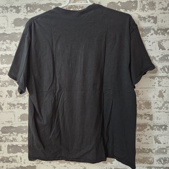 I Stand For The Flag I Kneel For The Fallen Black T-Shirt Men's Size 2XL - Picture 2 of 3